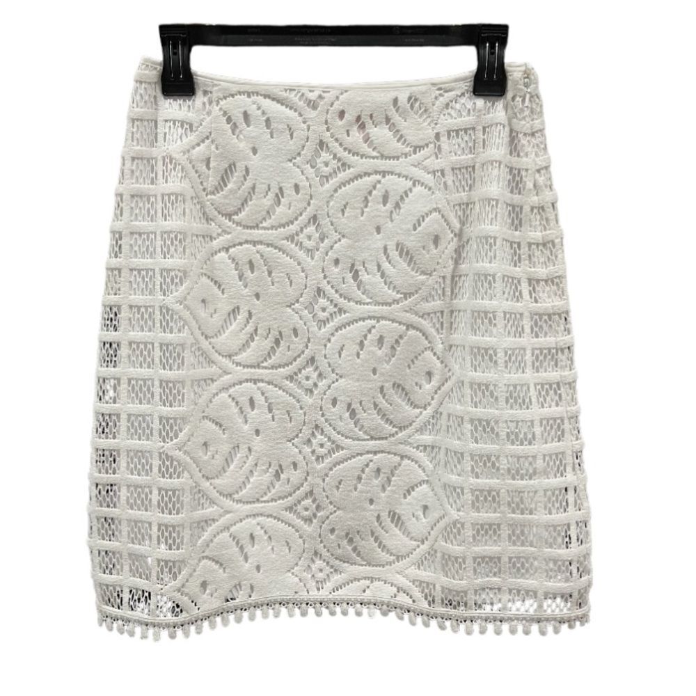 Lilly Pulitzer White Fish Print Skirt Size 4